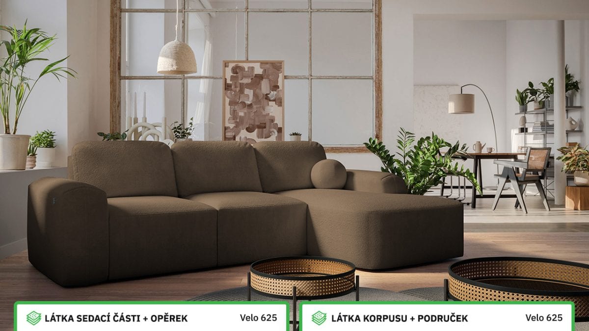 Rohová sedací souprava BERGO I Barevné provedení