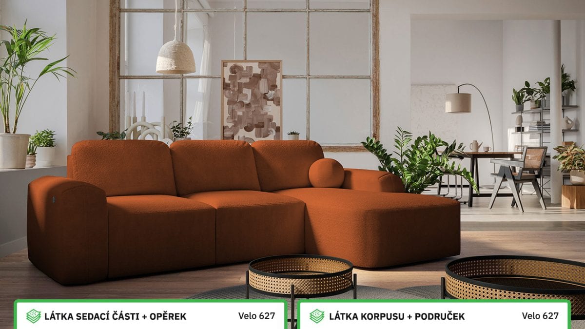 Rohová sedací souprava BERGO I Barevné provedení