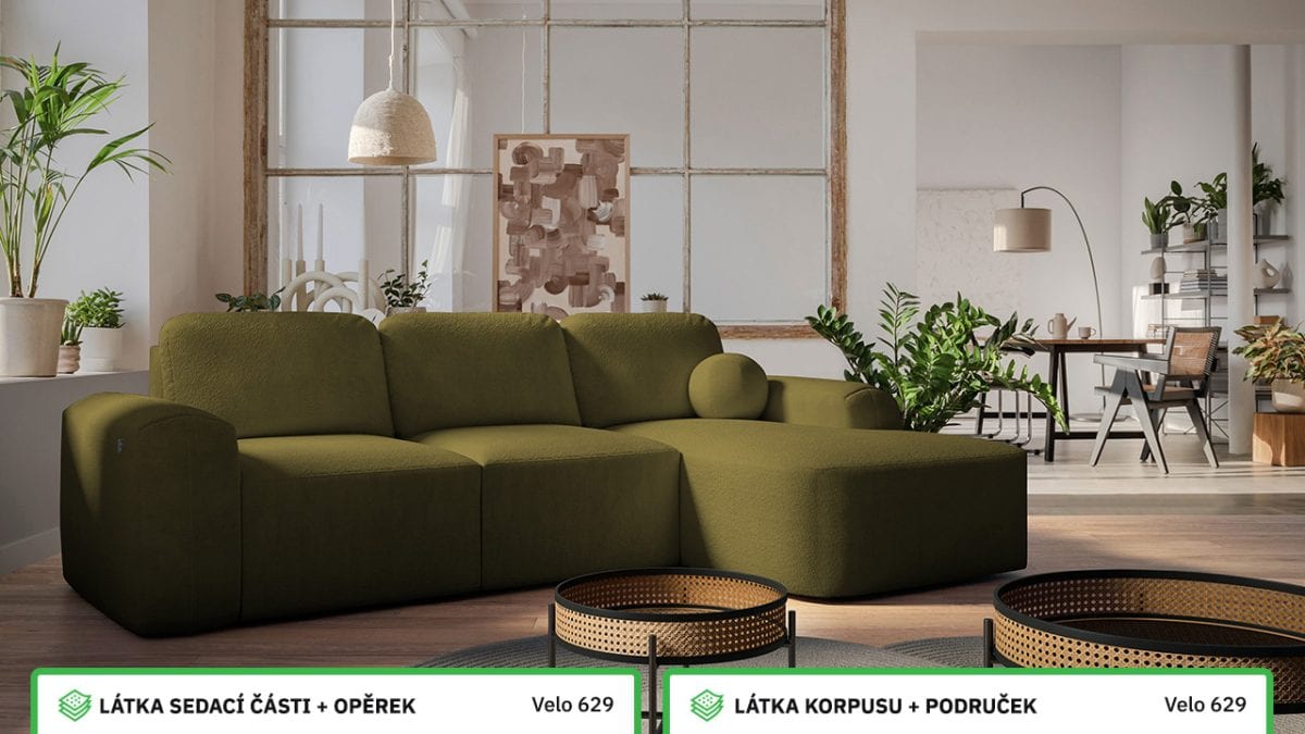Rohová sedací souprava BERGO I Barevné provedení