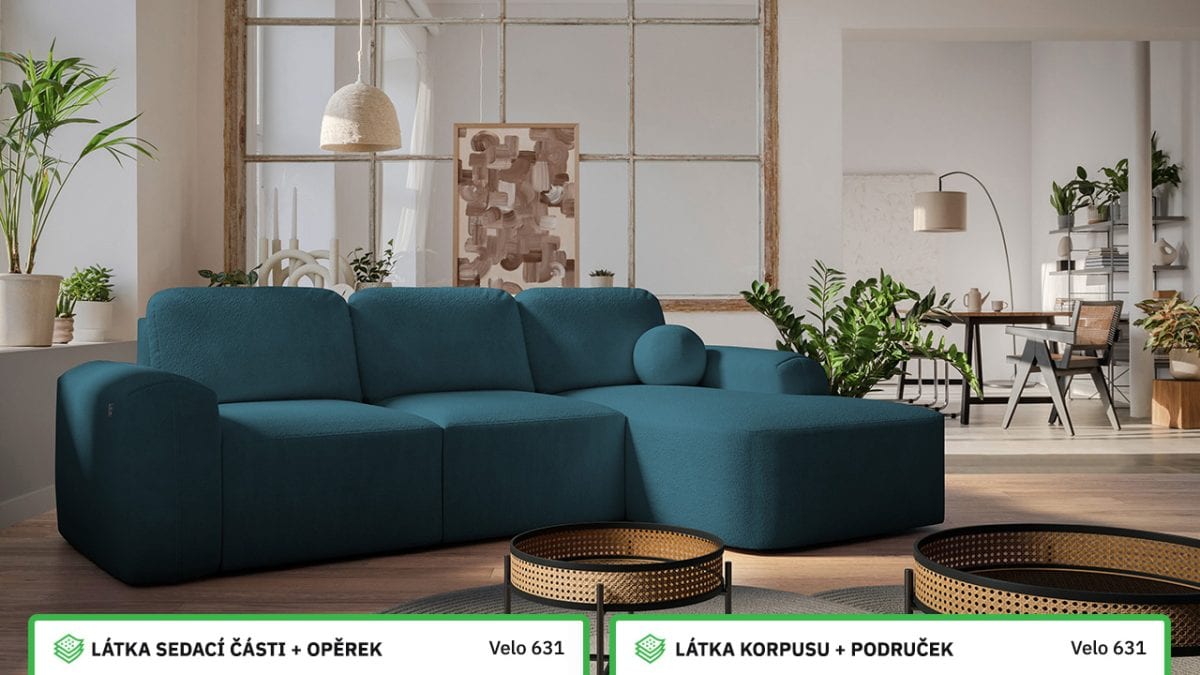 Rohová sedací souprava BERGO I Barevné provedení