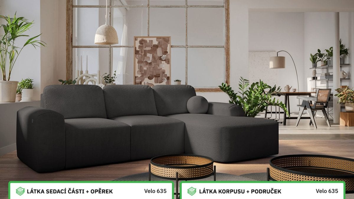 Rohová sedací souprava BERGO I Barevné provedení