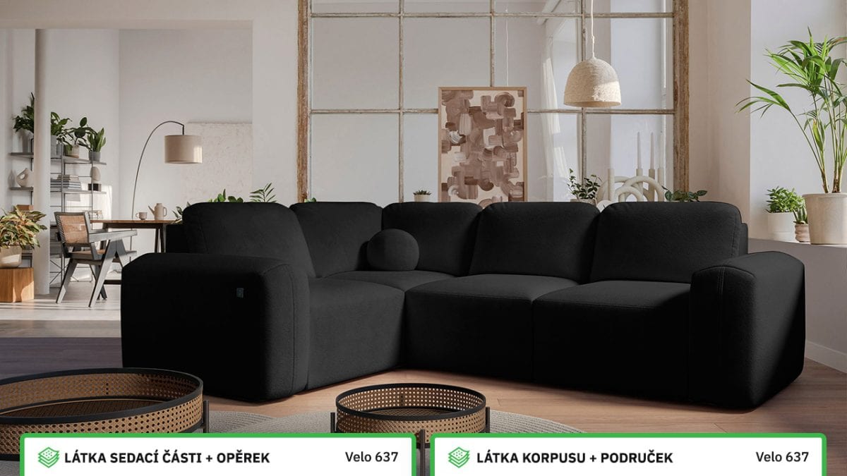 Rohová sedací souprava BERGO II Barevné provedení