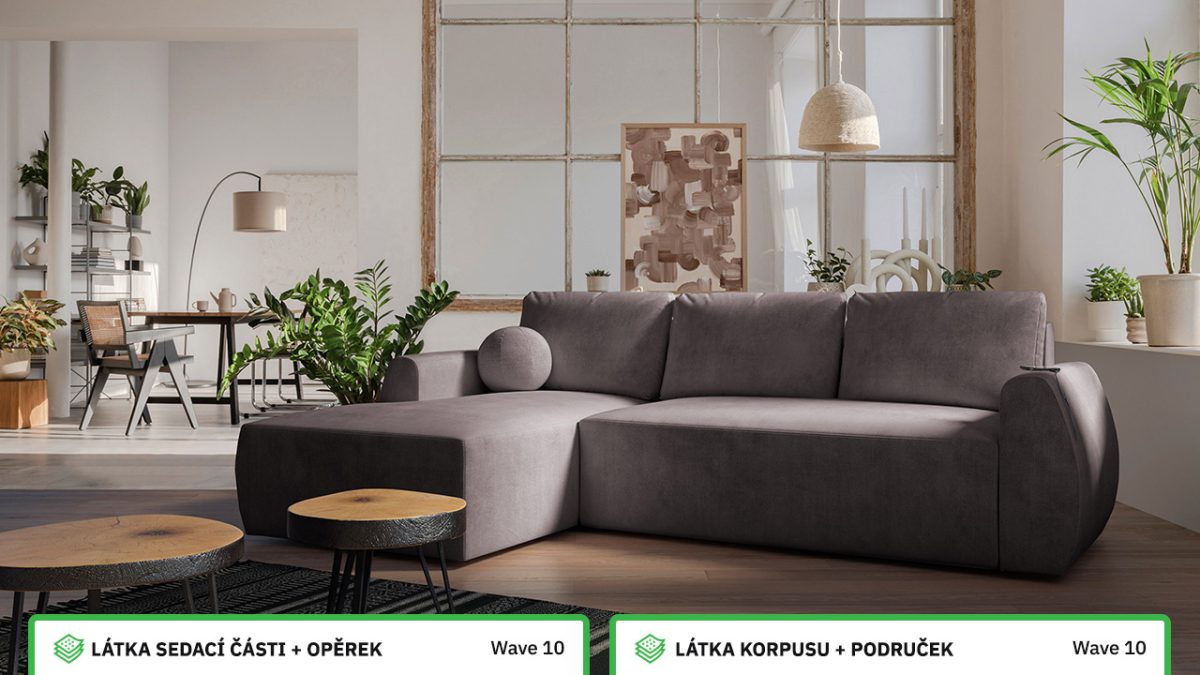 Rohová sedací souprava KOLIN Barevné provedení
