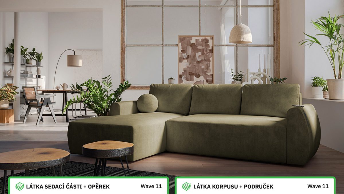 Rohová sedací souprava KOLIN Barevné provedení