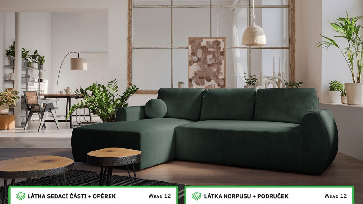 Rohová sedací souprava KOLIN Barevné provedení