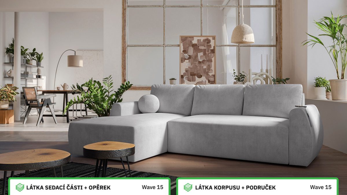 Rohová sedací souprava KOLIN Barevné provedení