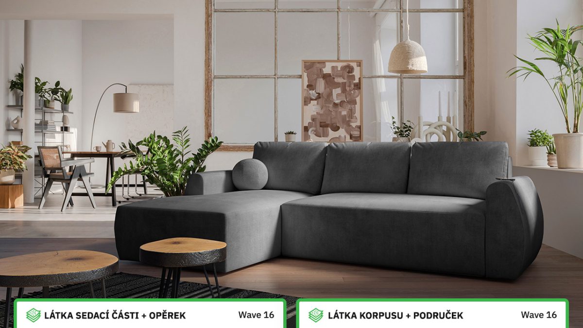 Rohová sedací souprava KOLIN Barevné provedení