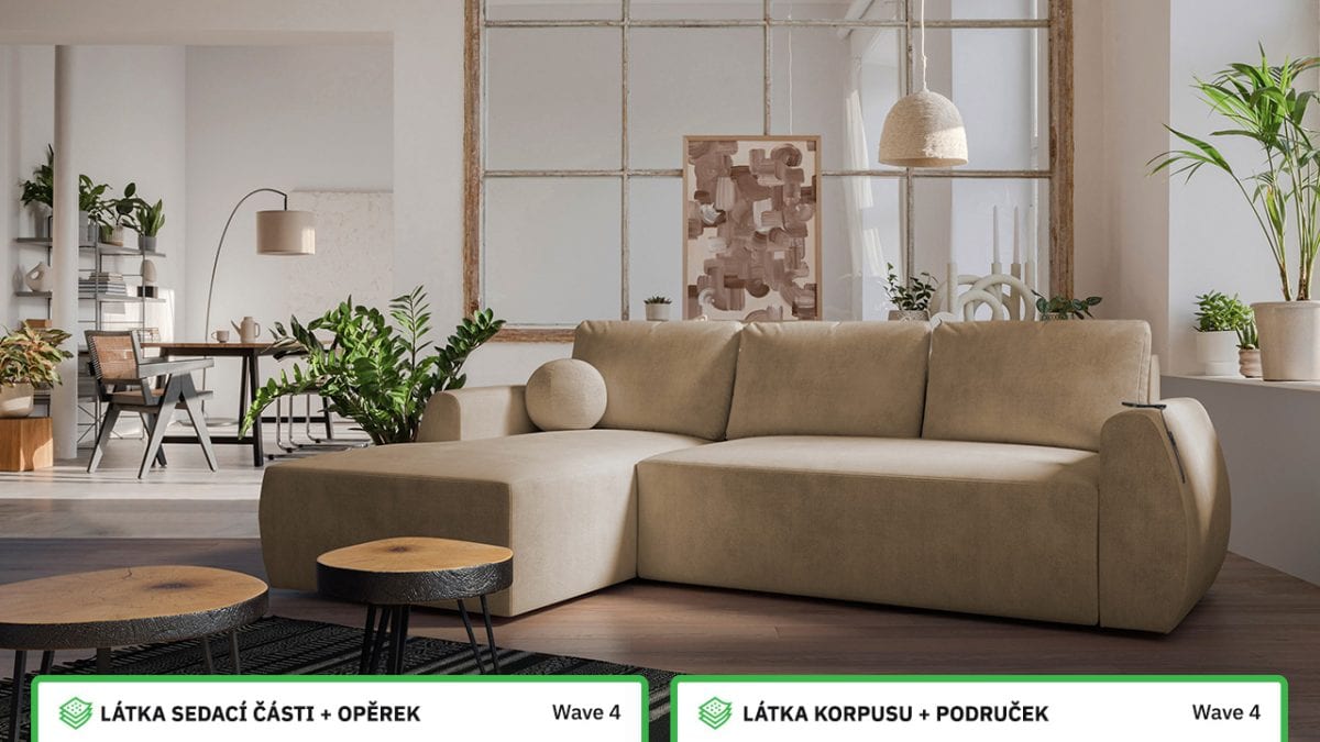 Rohová sedací souprava KOLIN Barevné provedení