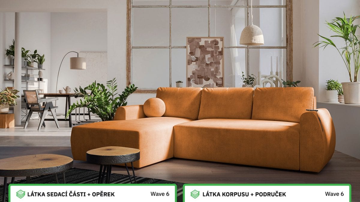 Rohová sedací souprava KOLIN Barevné provedení