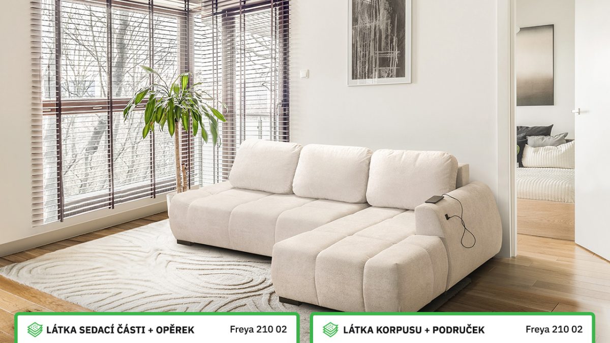 Rohová sedací souprava FRESKO Barevné provedení