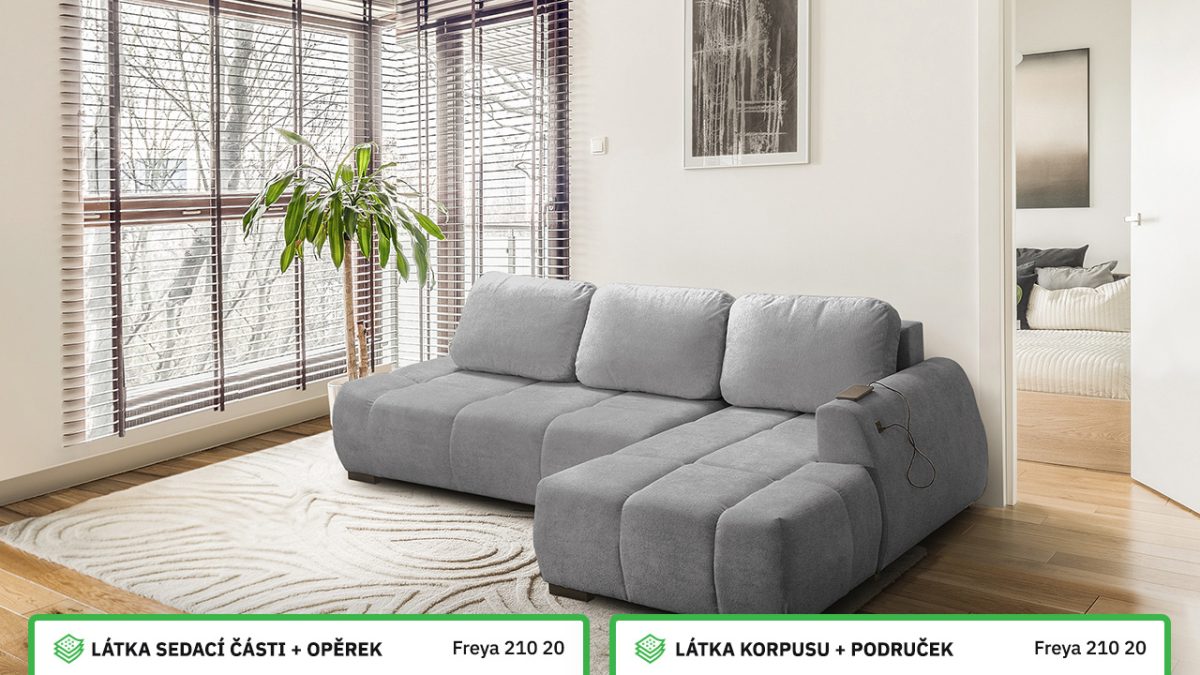 Rohová sedací souprava FRESKO Barevné provedení