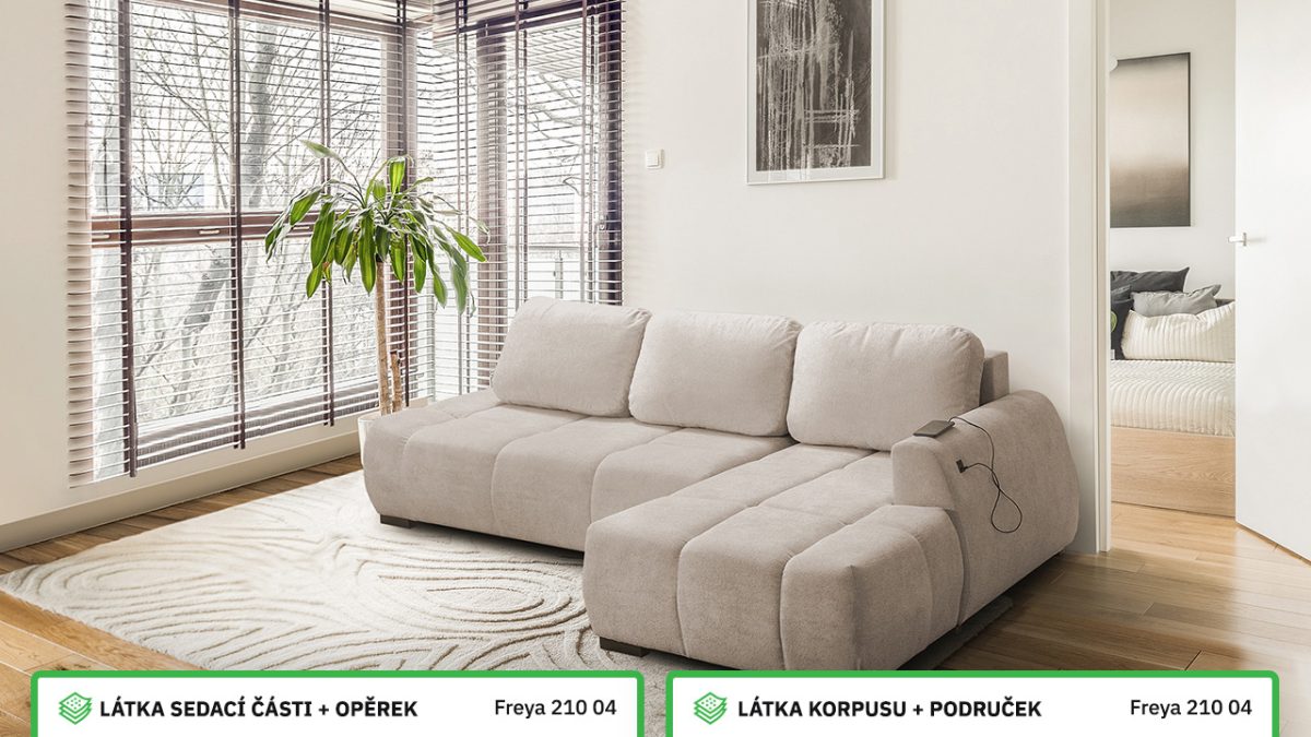 Rohová sedací souprava FRESKO Barevné provedení