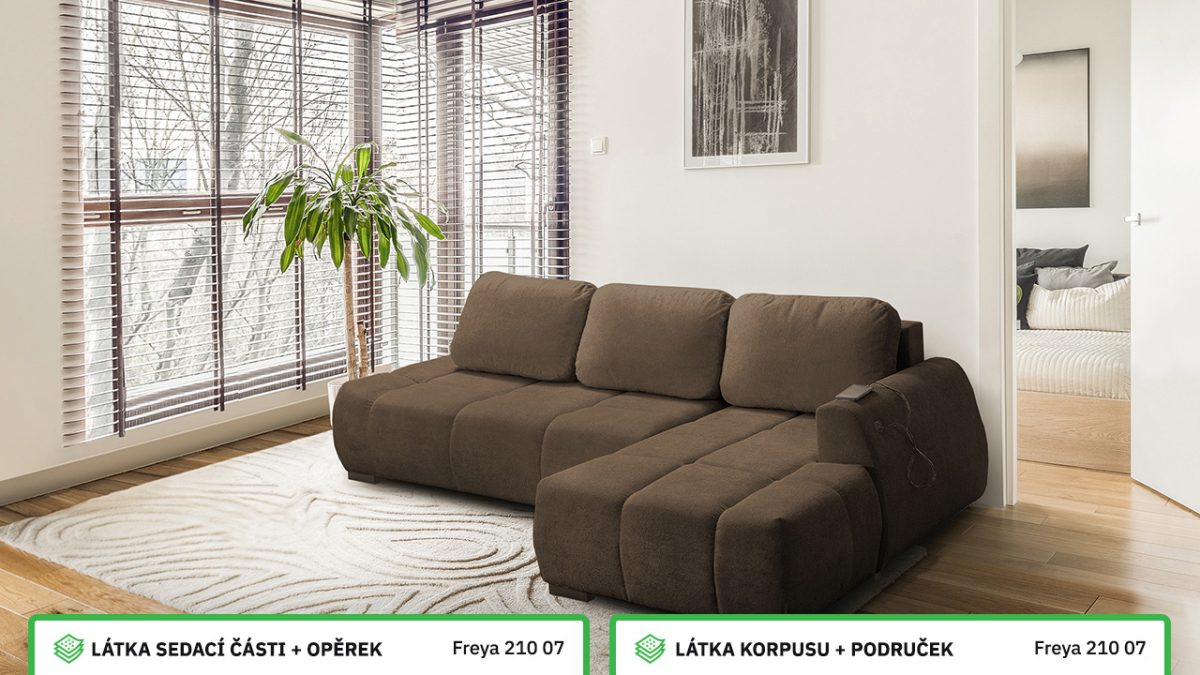 Rohová sedací souprava FRESKO Barevné provedení