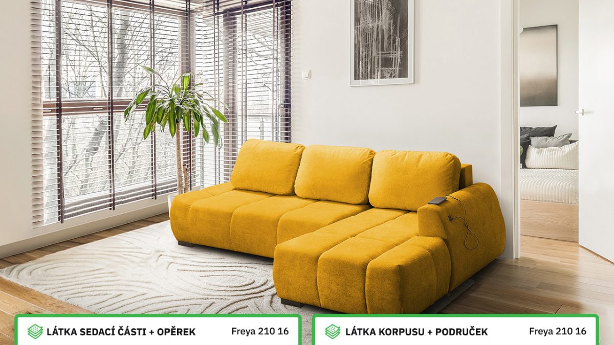 Rohová sedací souprava FRESKO Barevné provedení