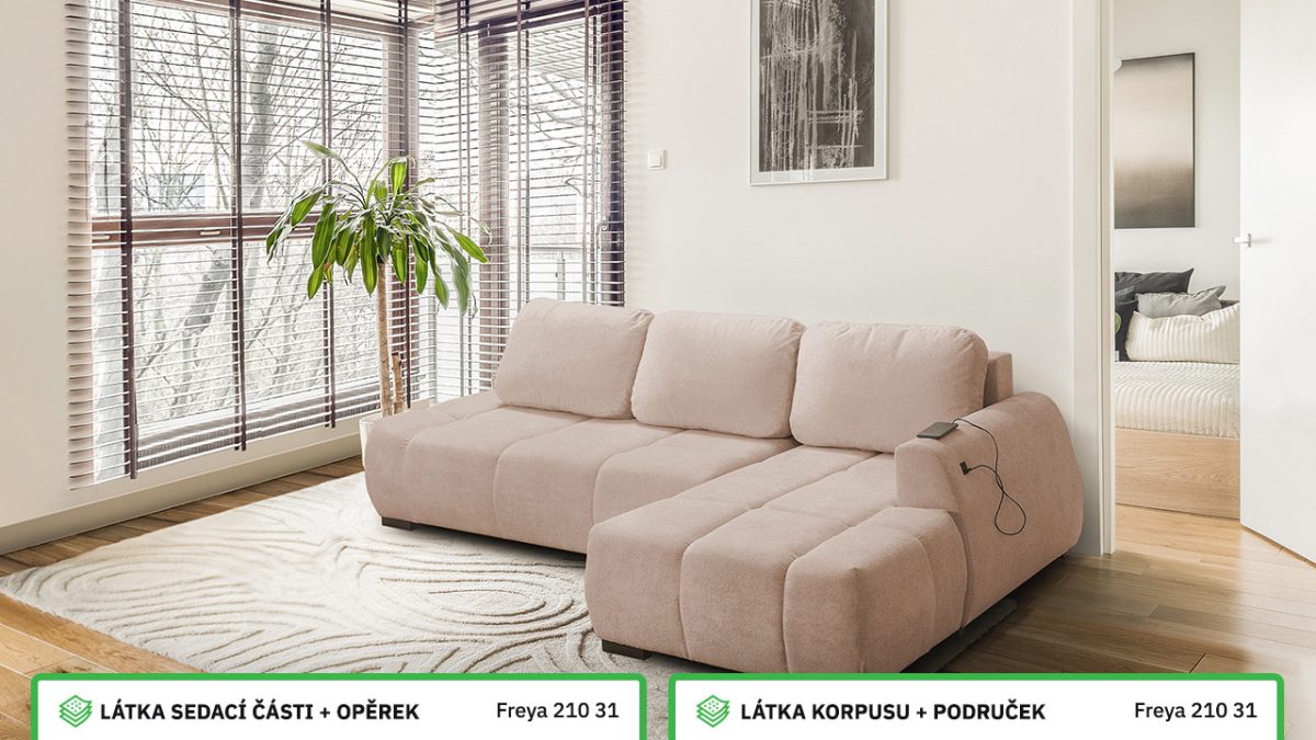 Rohová sedací souprava FRESKO Barevné provedení